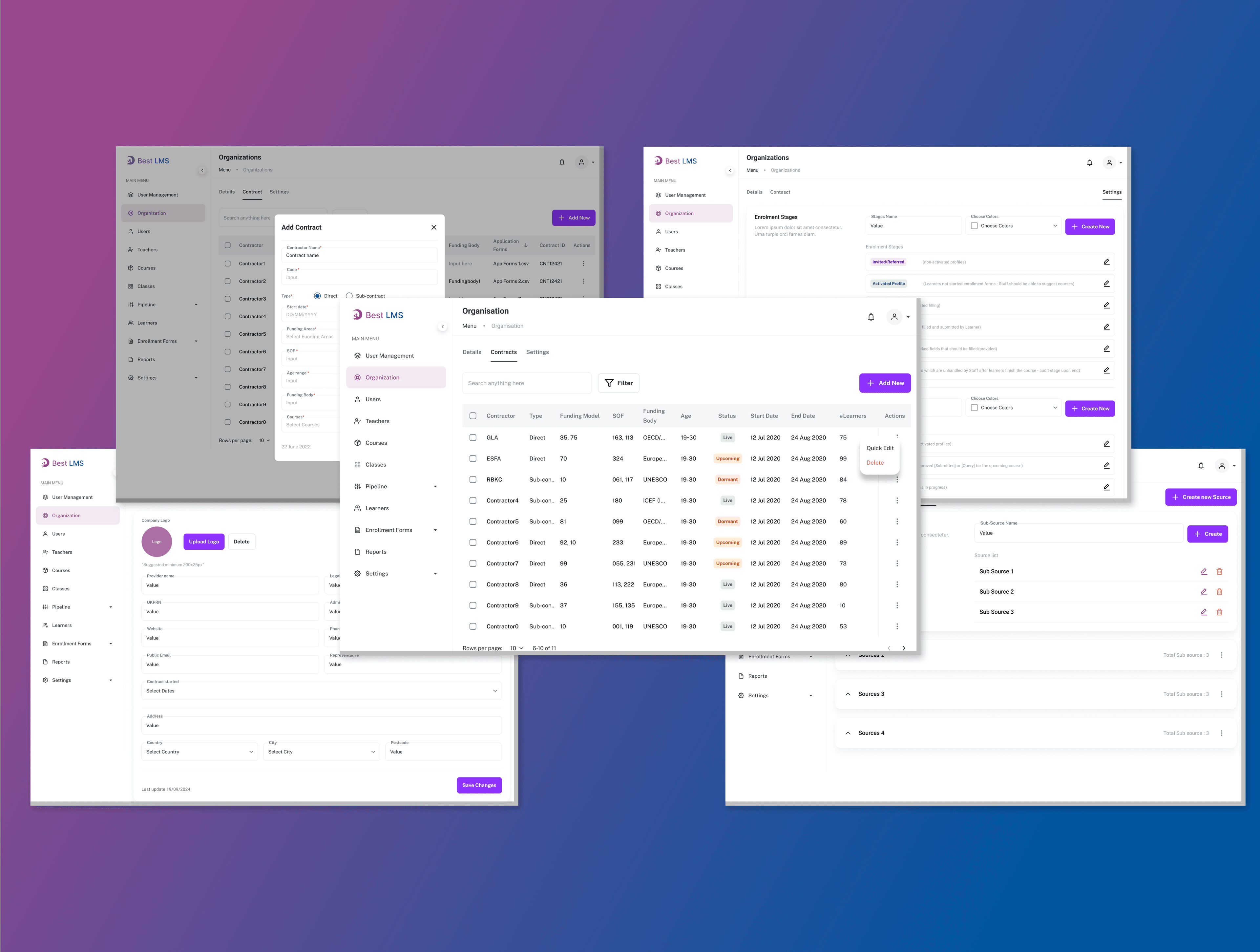 Organization management
